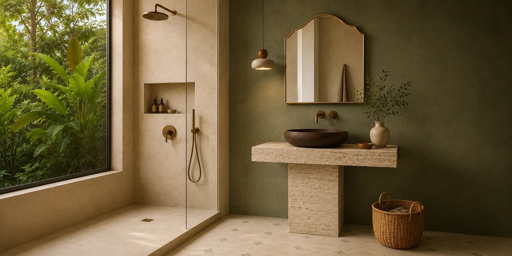 Sage & Travertine Oasis