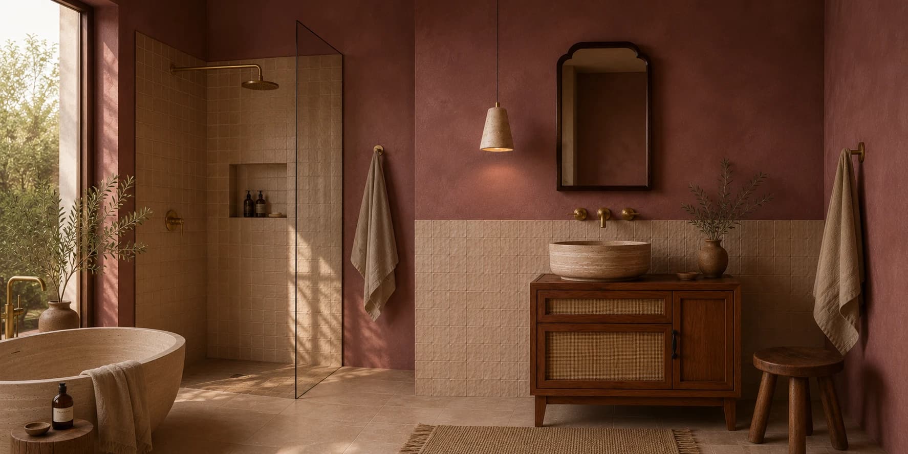 Organic Modern Bathroom