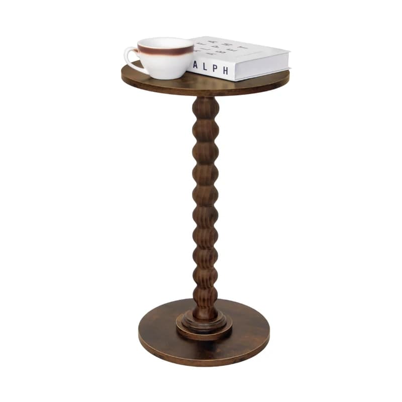 Bobbin Wood Side Table