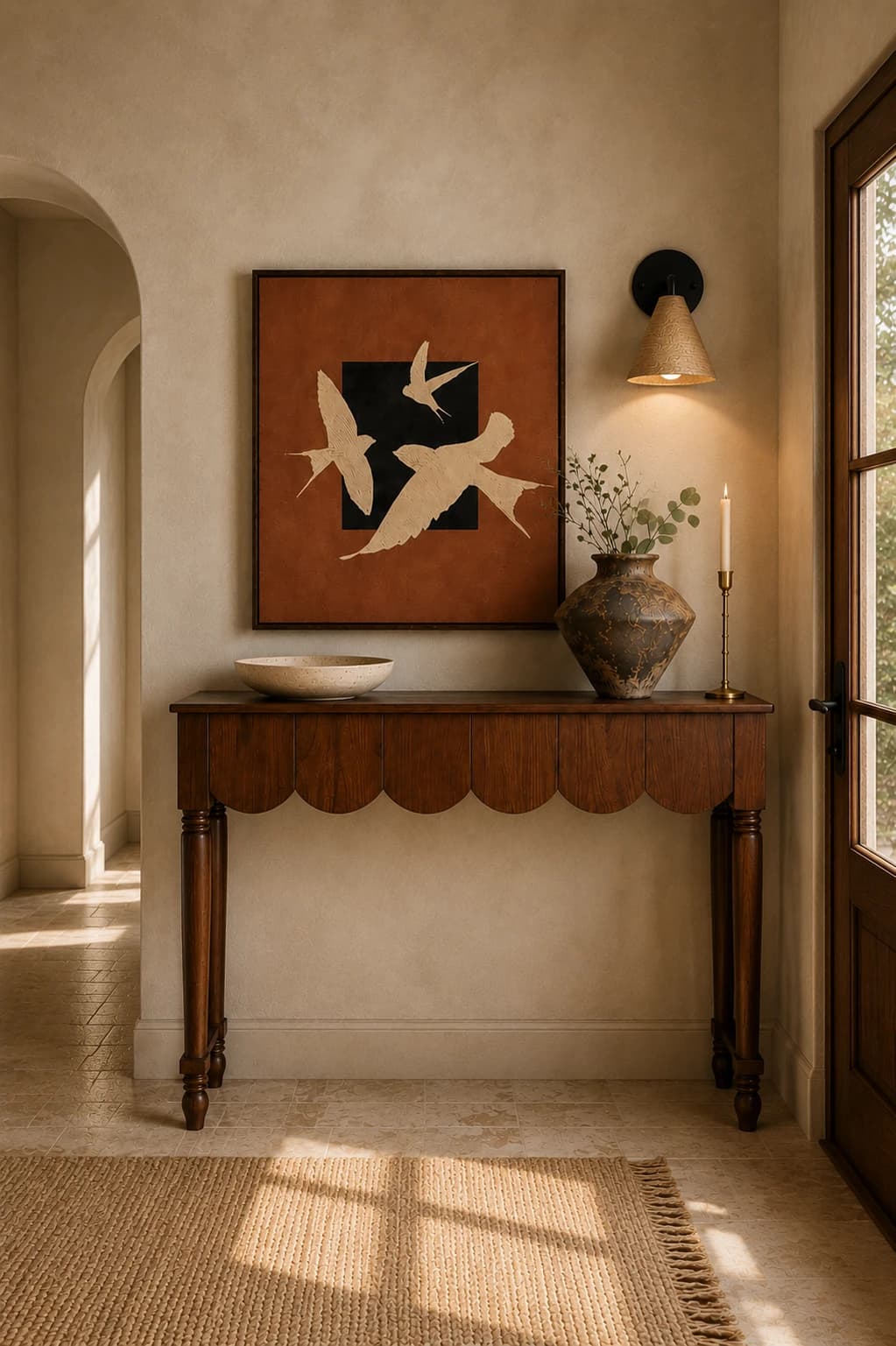 The Look - Organic Modern Entryway