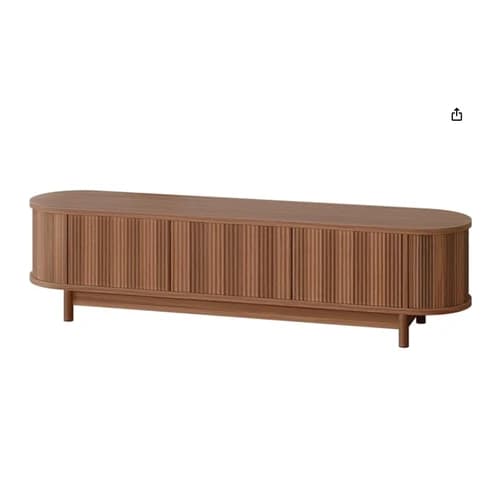 Travertine-Top Solid Oak Sideboard