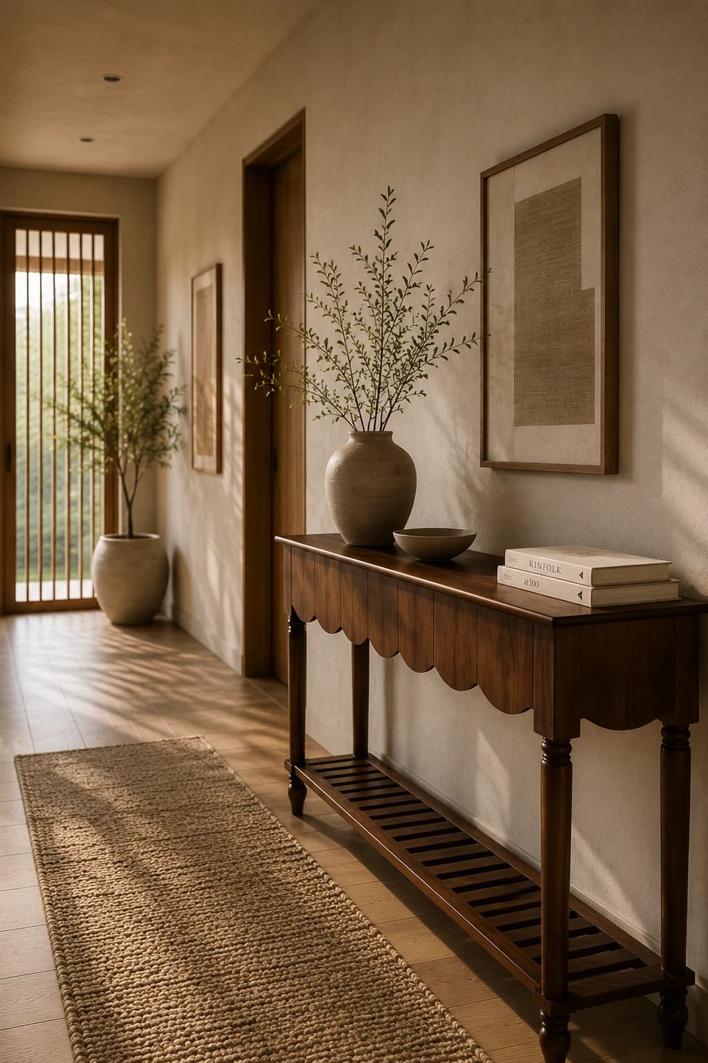 Organic Modern Entryway