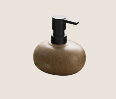 Textured Ceramic Soap Dispenser