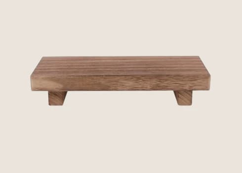 Solid Oak Footed Tray Riser
