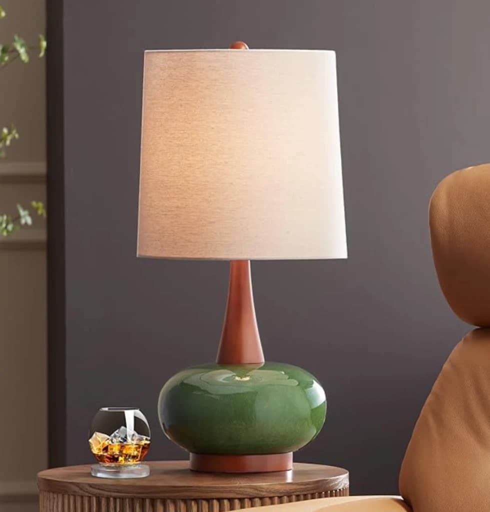 360 Lighting Mid-Century Ceramic Table Lamp