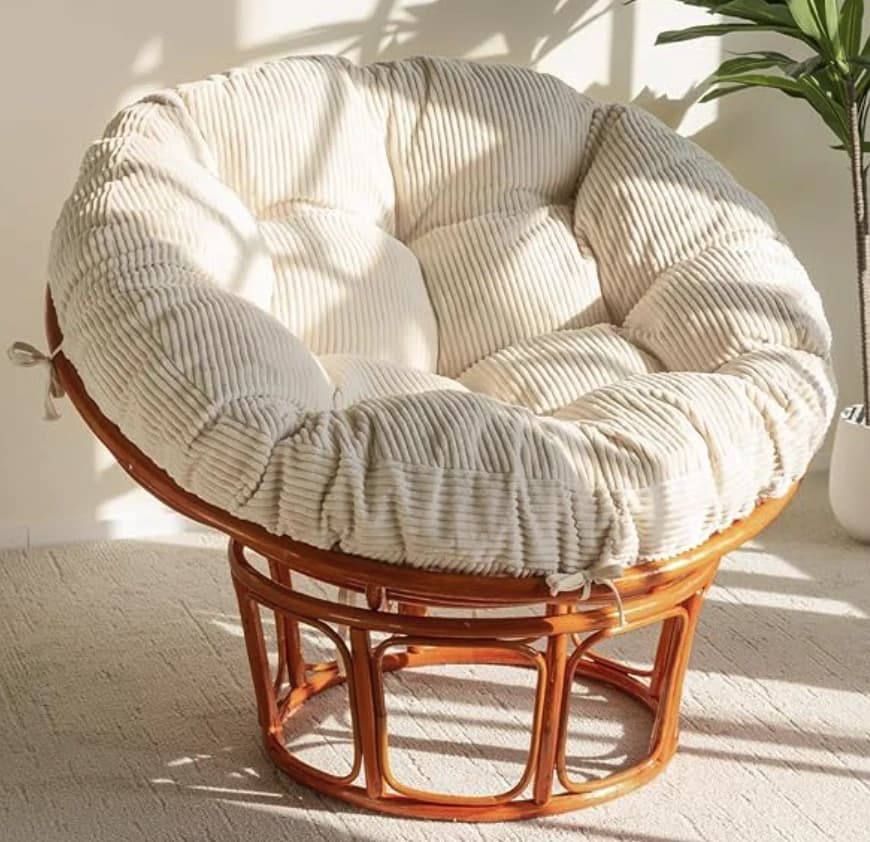 HIGOGOGO Rattan Papasan Chair
