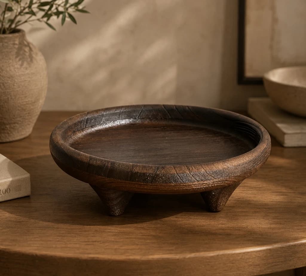 Kesoniku Decorative Scalloped Tray