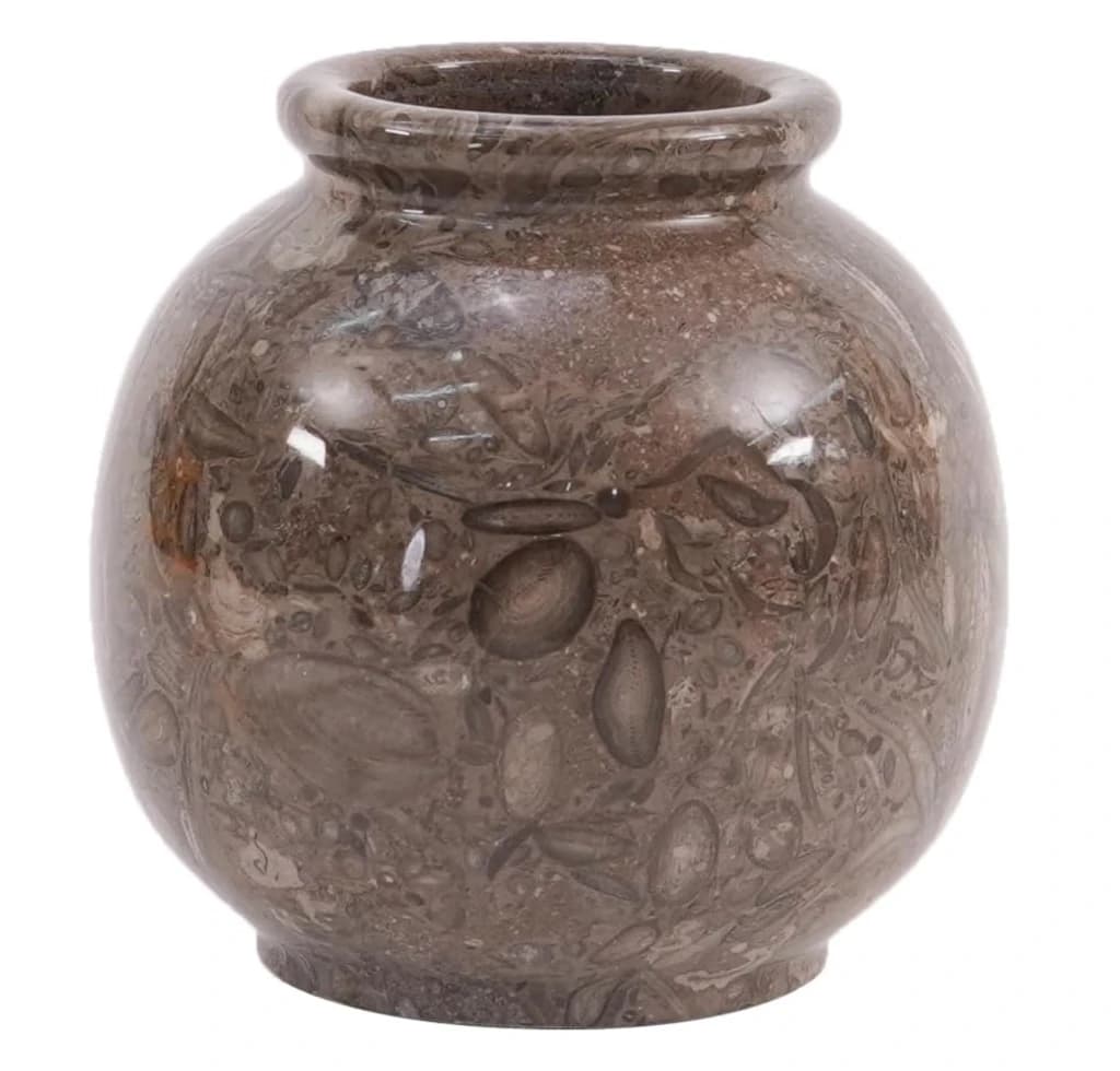 Fossil Marble Vase