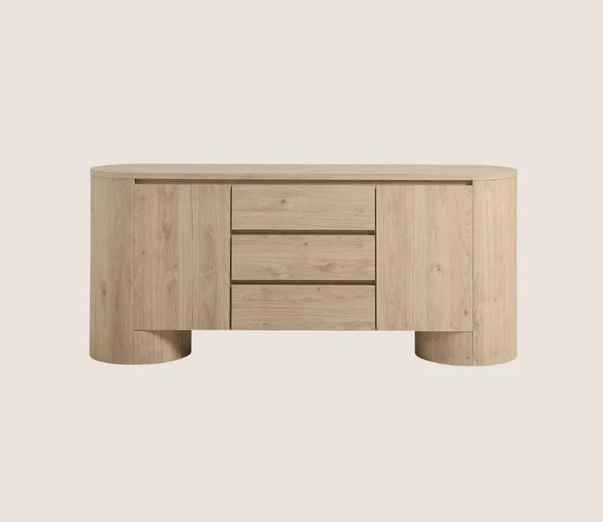 Modway Duval Oak Veneer Sideboard