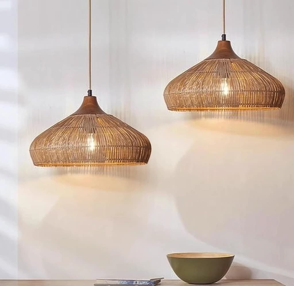 COASTAL RATTAN PENDANT