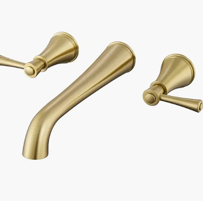 SITGES Brushed Gold Faucet Set