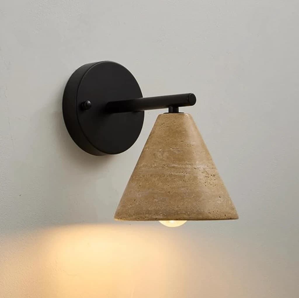 Travertine Sconce