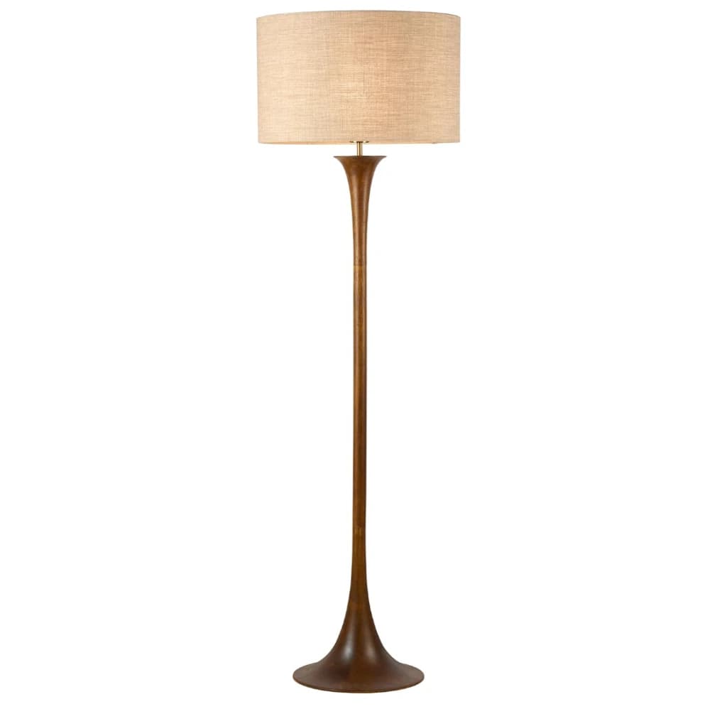 Walnut Floor Lamp