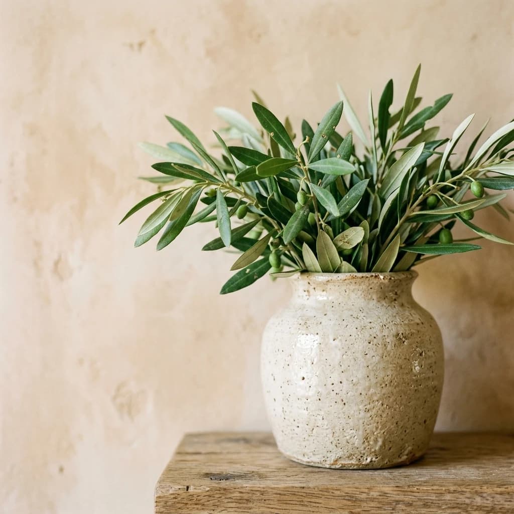 Olive branch texture