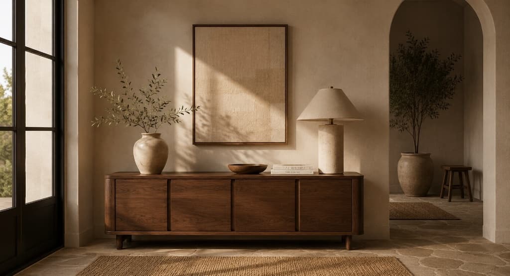 Walnut Bedroom Details