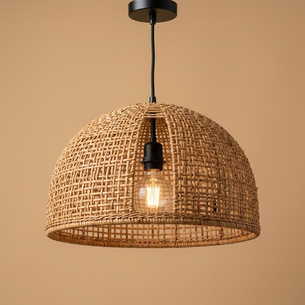 Rattan Pendant Light