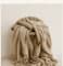 Mustard Knit Throw Blanket