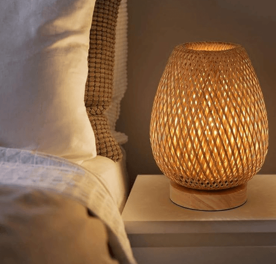 BAMBOO WOVEN TABLE LAMP