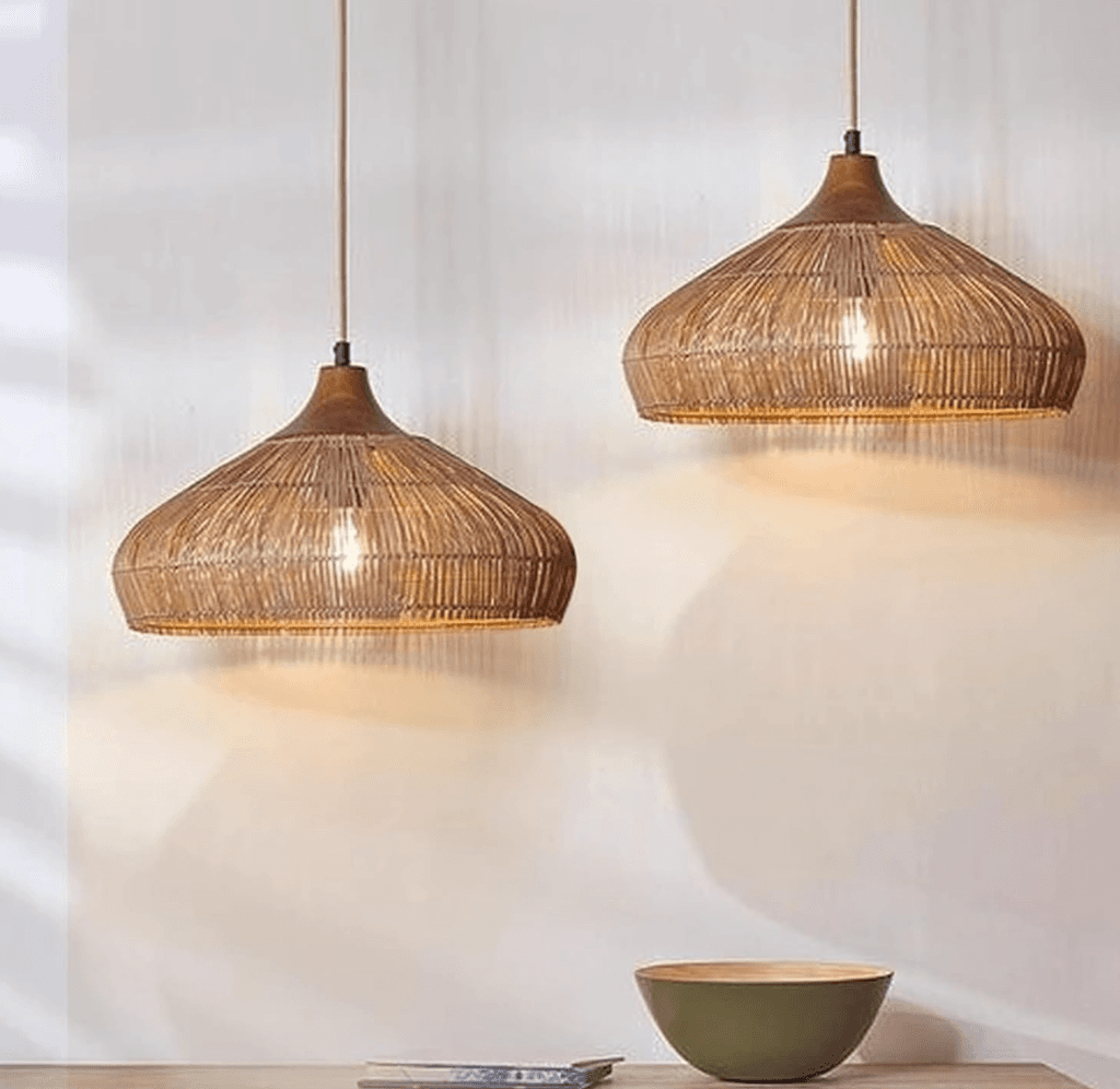 COASTAL RATTAN PENDANT